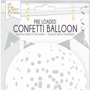 36 Inch Clear Confetti Balloons Party Supplies for Any Occasion
